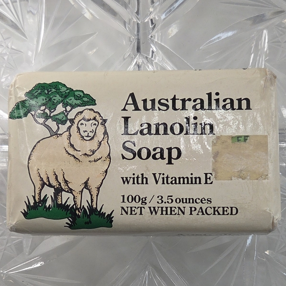 Vintage Australian Lanolin Soap w Vitamin E Campbell Brothers